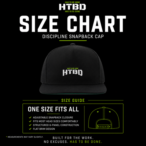 Discipline Snapback Cap | Premium Headwear