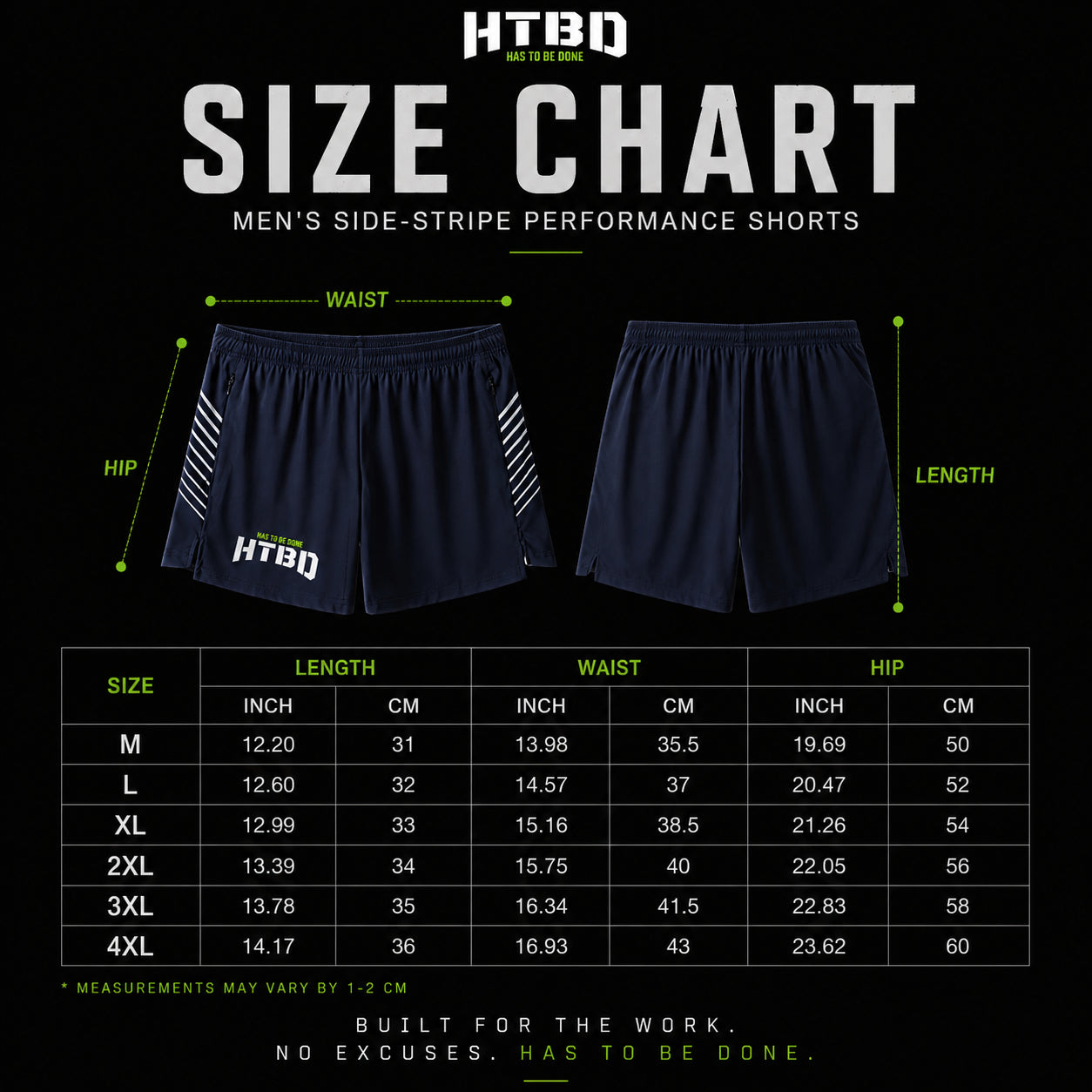 Men’s Side-Stripe Performance Shorts