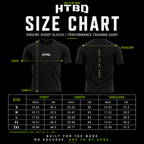 Endure Short Sleeve | Performance Training Shirt