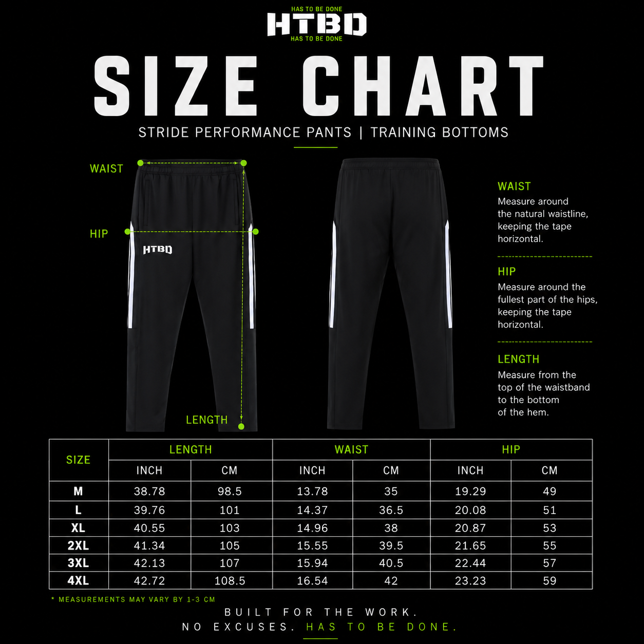 Stride Performance Pants | Training Bottoms